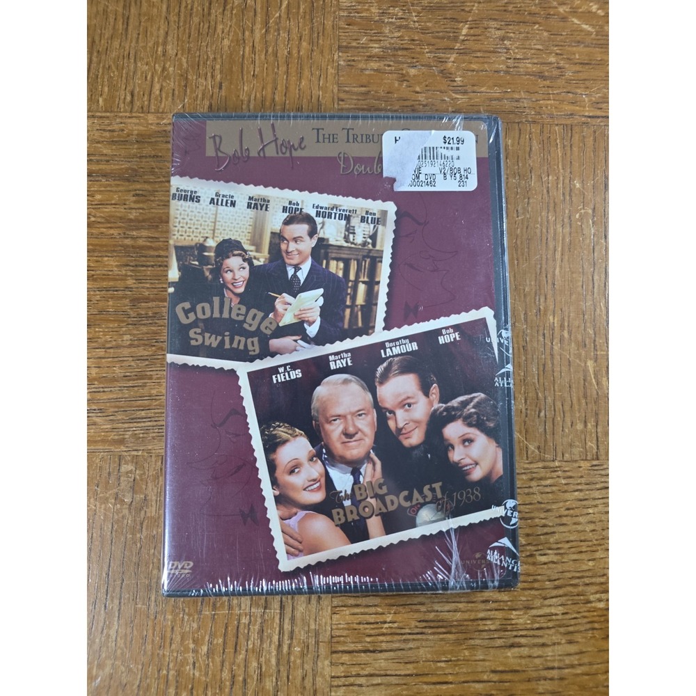 College Swing/The Big Broadcast of 1938 DVD Bob Hope Tribute Collection  NEW